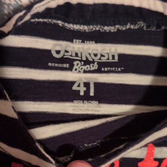 OshKosh B'gosh Striped and Polka Dot Outfit With Coral Accents - Picture 2 of 10